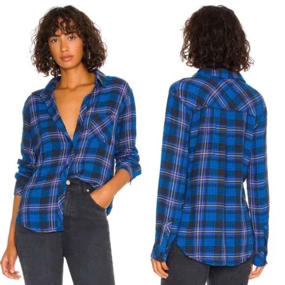 Rails Dutton Button Up Large NWOT